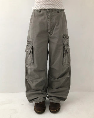Cargo wide pants