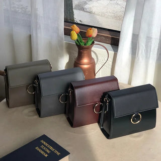 Ring Square Mini Shoulder Bag (4 colors)