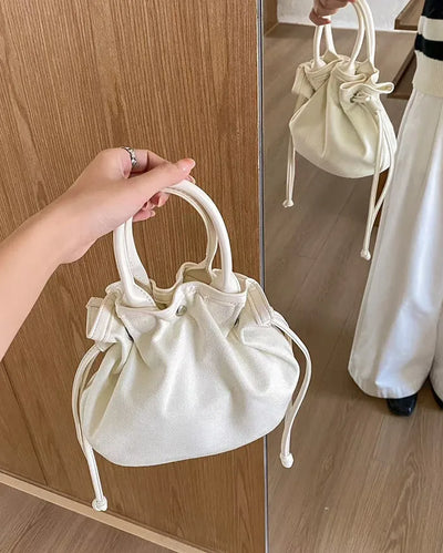 Canvas bag pouch set