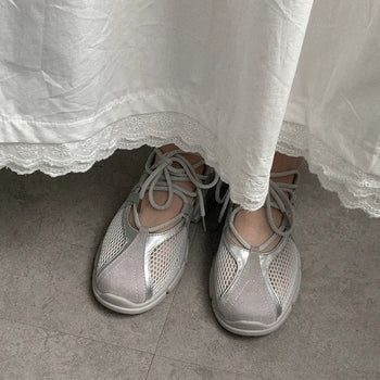 Lace-up sneakers