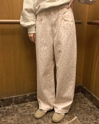 Flower Chino Pants