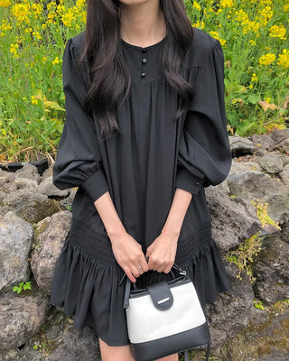 Shirred Half Dress