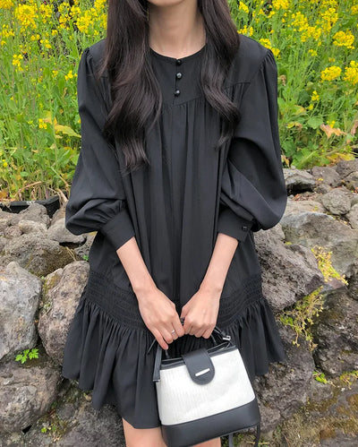 Shirred Half Dress