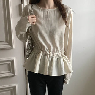 String Ribbon Blouse