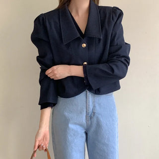 Short collar jacket