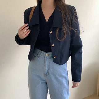 Short collar jacket