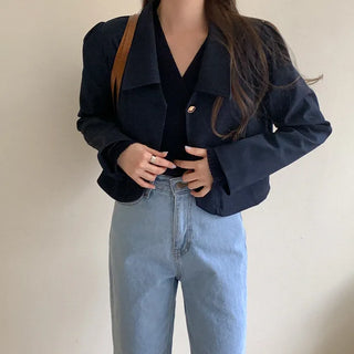 Short collar jacket