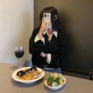 Autumn shirt, long-sleeved, oversized cotton shirt