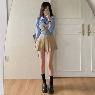 Autumn shirt, long-sleeved, oversized cotton shirt