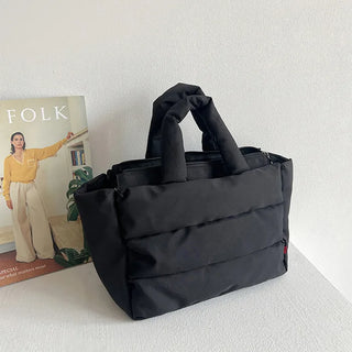 High-pressure quilted mini Boston bag