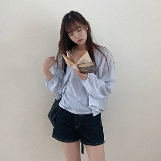 Sleeveless blouse set