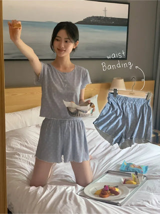 [Homewear] Frill Pajama Set