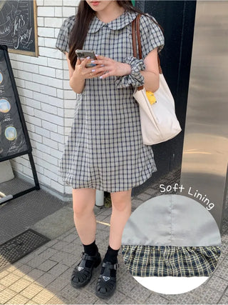 Scrunchie Set Balloon Short-Sleeve Tunic