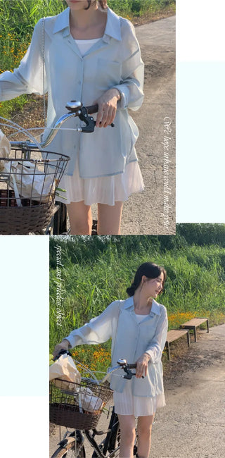 Loose-fit summer shirt