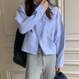 Striped cotton shirt