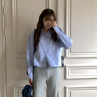 Striped cotton shirt