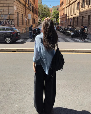 Summer wide chino pants