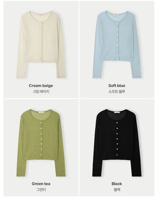 Slim Summer Cardigan - 5 Colors
