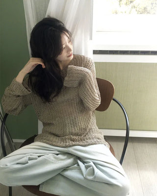 Summer Natural Net Knit