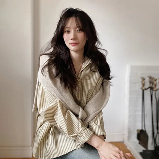 Modern striped shirt