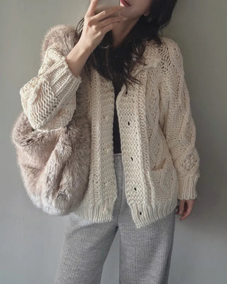 Twist Button Cardigan