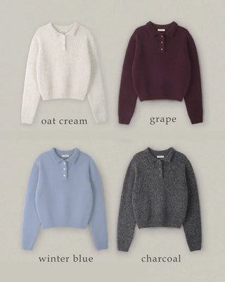 Basic knit color knit