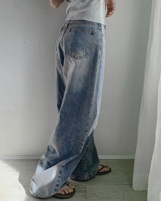 Daily Cover One-Pleat Denim Pants
