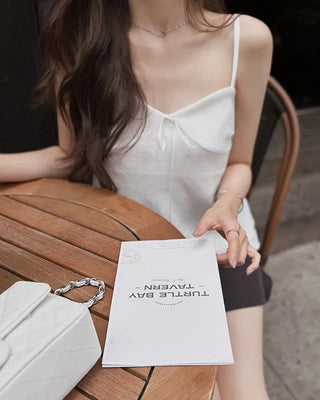 Layered sleeveless blouse