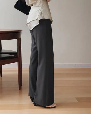 Semi-bootcut slacks