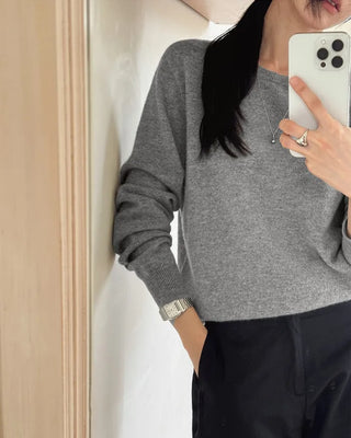 (100% cashmere) 2 types of cashmere knit