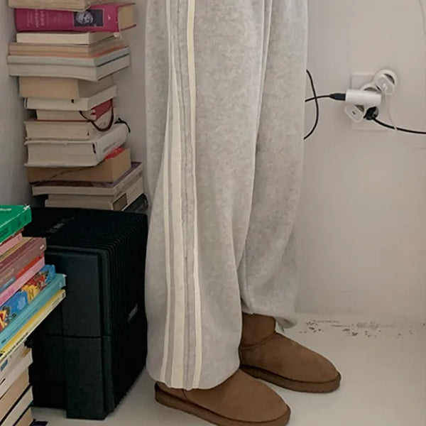 Fleece Bicolor Line 2-Way Pants