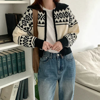 Nordic knit hoodie