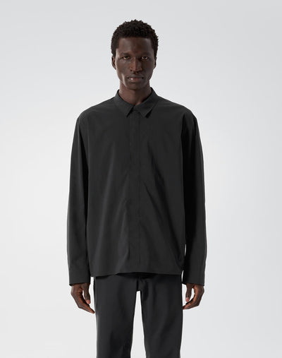 [arcteryx] Metry Long Sleeve Shirt for Men - Black