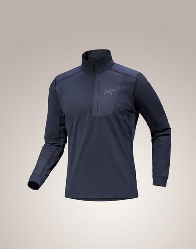 [arcteryx] Low LT Zip Neck Men's - Black Sapphire