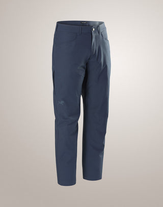 [arcteryx] Crag Cotton Pants for Men - Black Sapphire