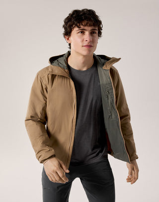 [arcteryx] Atom Hoodie for Men - Carob / Blk / Dynasty