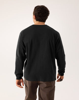 [arcteryx] Crag Cotton Long Sleeve Men's - 24K Black