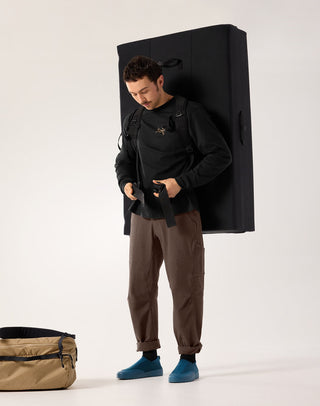 [arcteryx] Crag Cotton Long Sleeve Men's - 24K Black