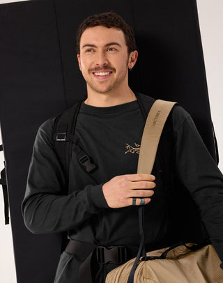 [arcteryx] Crag Cotton Long Sleeve Men's - 24K Black