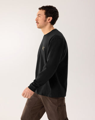 [arcteryx] Crag Cotton Long Sleeve Men's - 24K Black