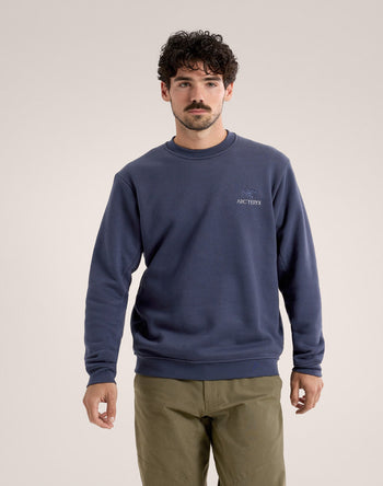 [arcteryx] Emblem Fleece Crew Men's - Black Sapphire
