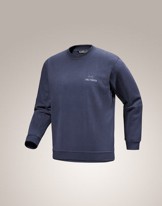 [arcteryx] Emblem Fleece Crew Men's - Black Sapphire