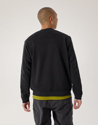 [arcteryx] Emblem Fleece Crew Men's - Black