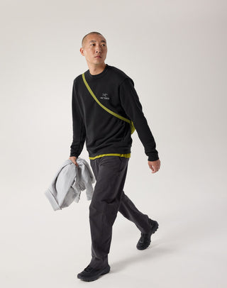 [arcteryx] Emblem Fleece Crew Men's - Black