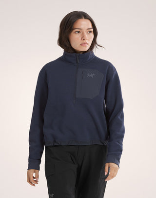 [arcteryx] Orela Zip Neck Women's - Black Sapphire