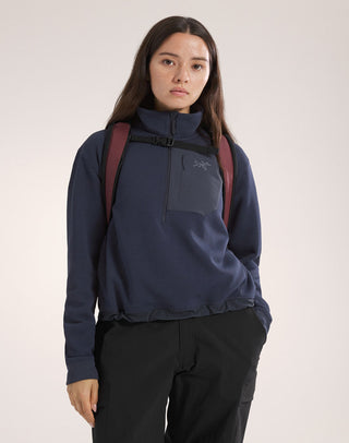 [arcteryx] Orela Zip Neck Women's - Black Sapphire