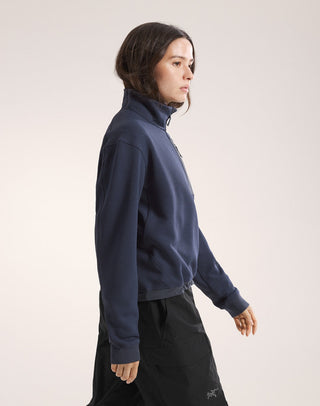[arcteryx] Orela Zip Neck Women's - Black Sapphire