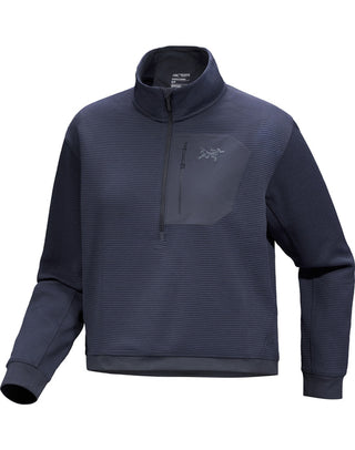 [arcteryx] Orela Zip Neck Women's - Black Sapphire