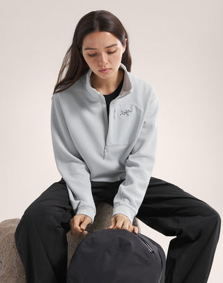 [arcteryx] Orela Zip Neck Women's - Solitude