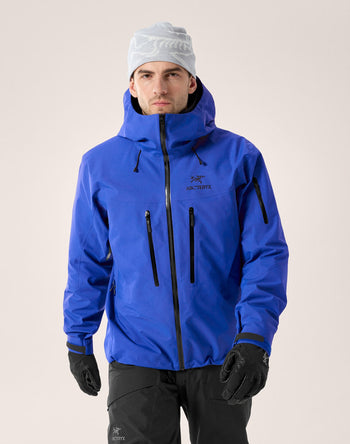 [arcteryx] Alpha SV Jacket for Men - Sea Salt / Black